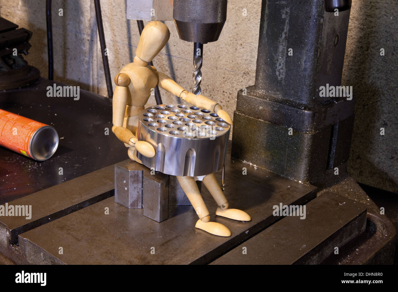 Drill in engineering company Stock Photo