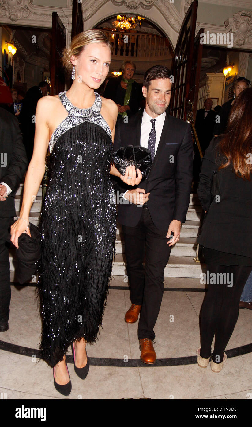 Clare Harding Gethin Jones and Clare Harding 'Top Hat' press night held at The ...