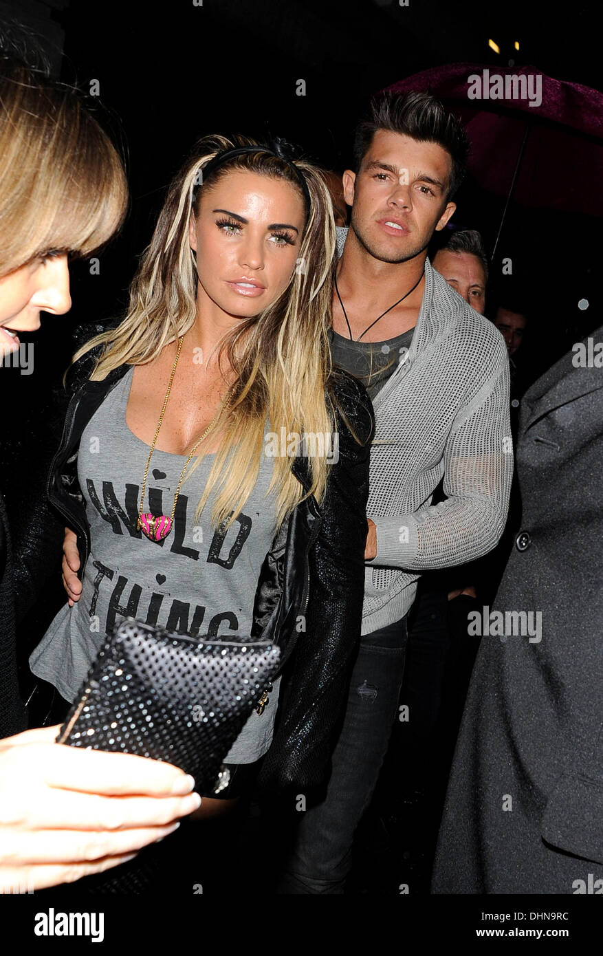 Katie Price aka Jordan and Leandro Penna at Aura nightclub London, England  - 09.05.12 Stock Photo - Alamy