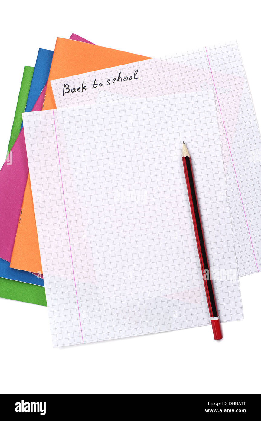 Exercise book school cover hires stock photography and images Alamy