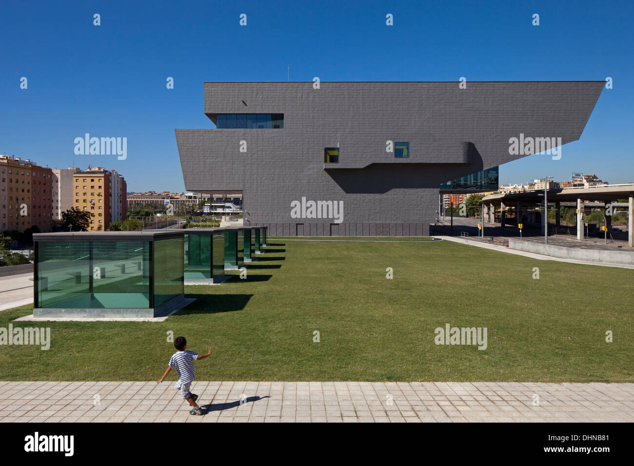 Barcelona Design Museum Disseny Hub Barcelona Stock Photo Alamy