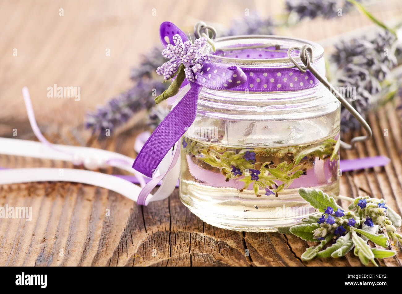 lavender oil Stock Photo