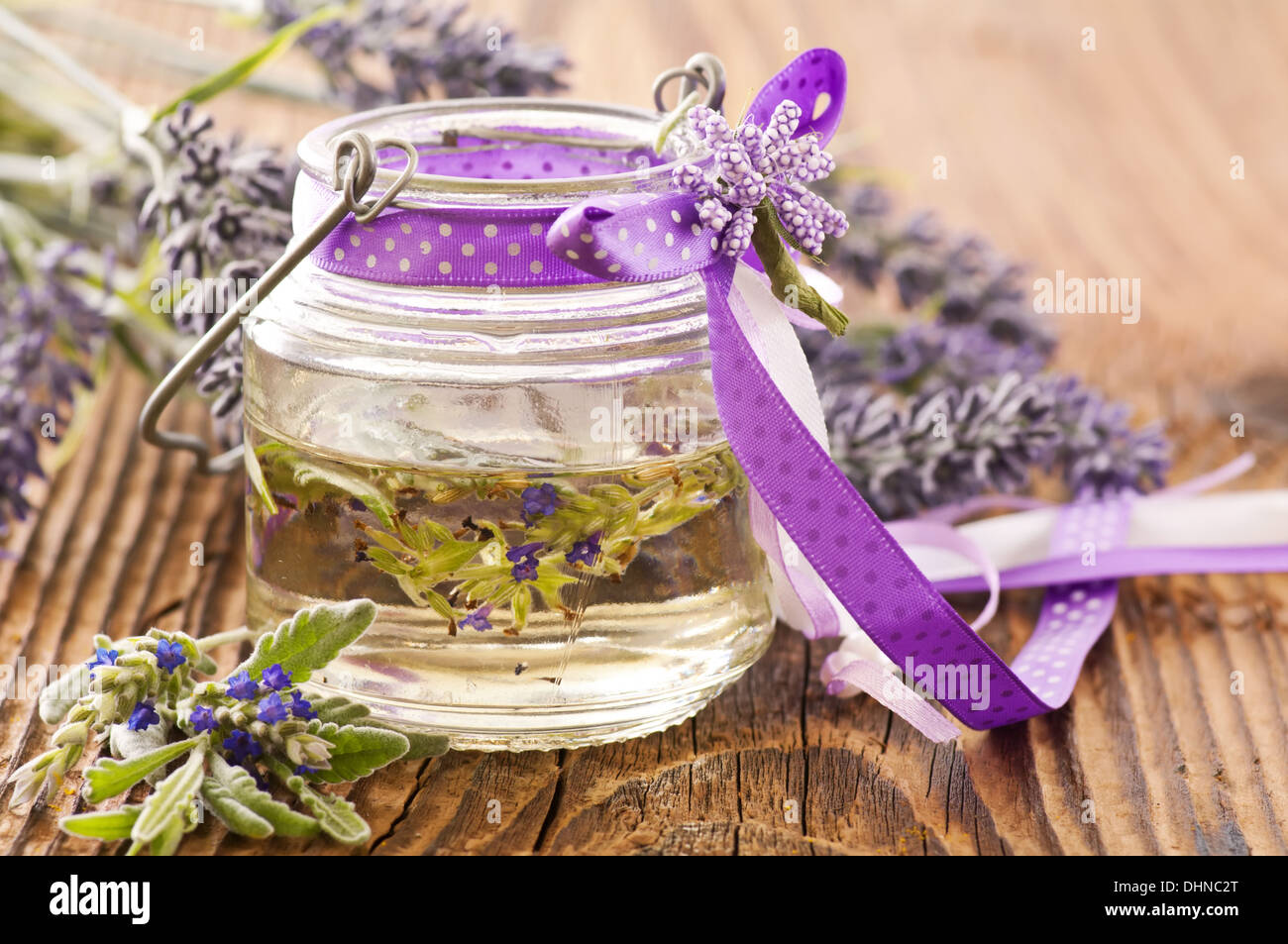 lavender oil Stock Photo