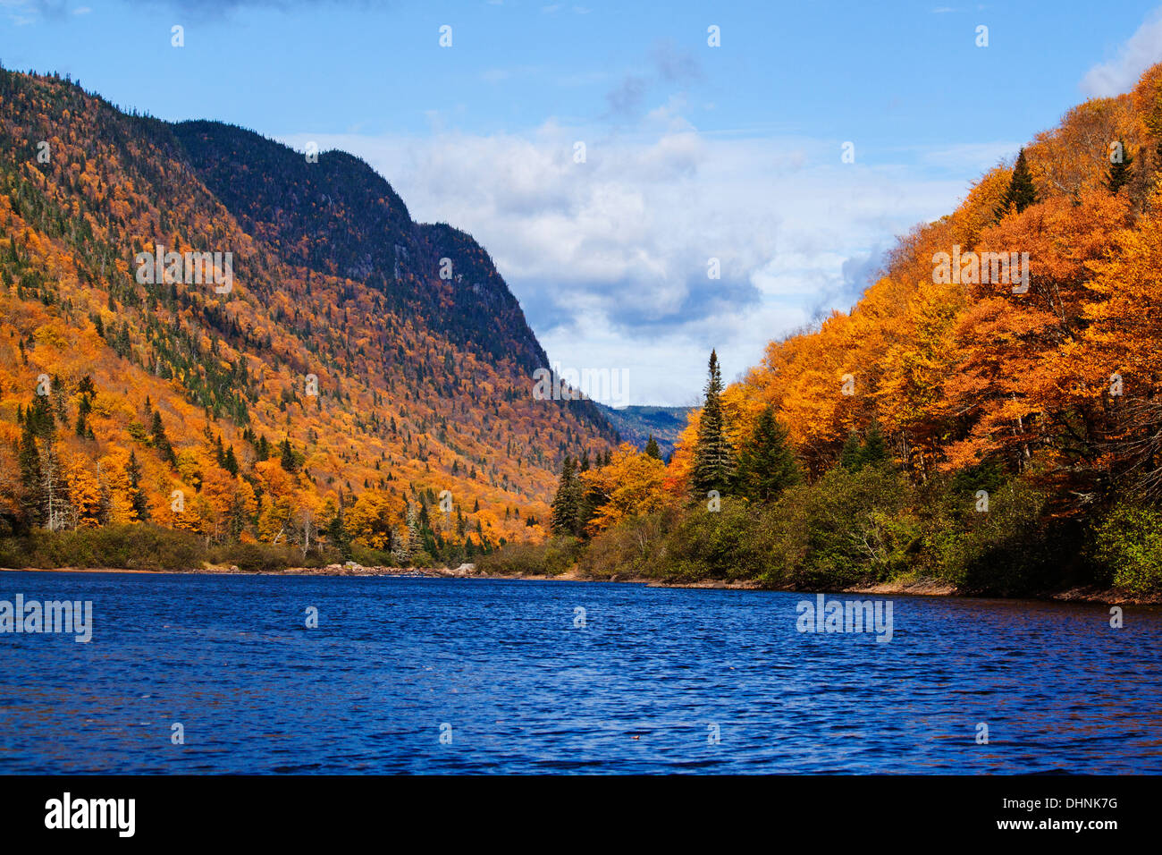 Canadian autumn landscape with 
