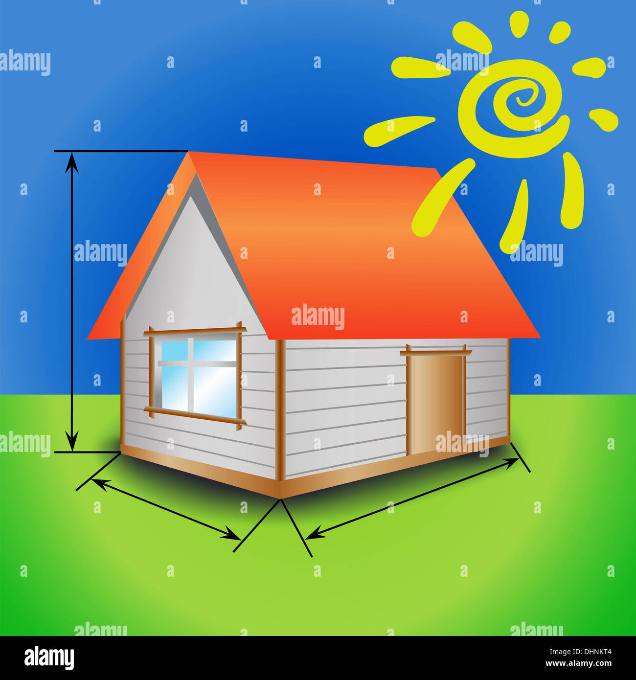 House plan icons hi-res stock photography and images - Alamy