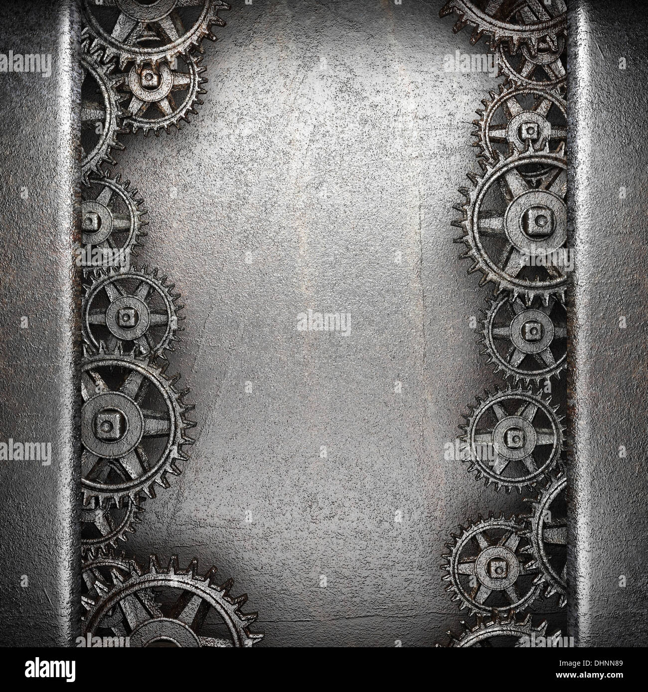gear wheels on steel Stock Photo - Alamy