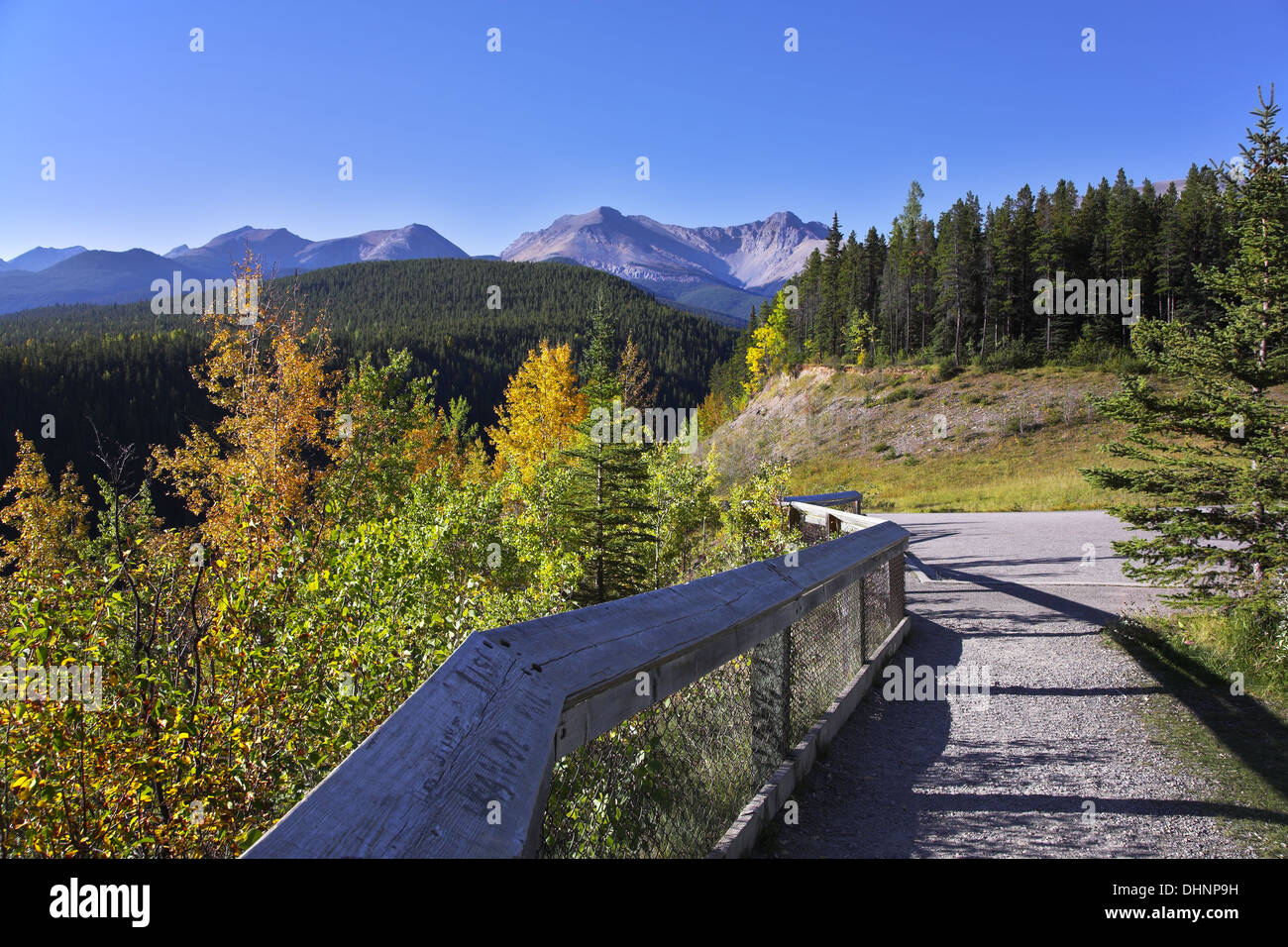 The small wooden bridge Stock Photo