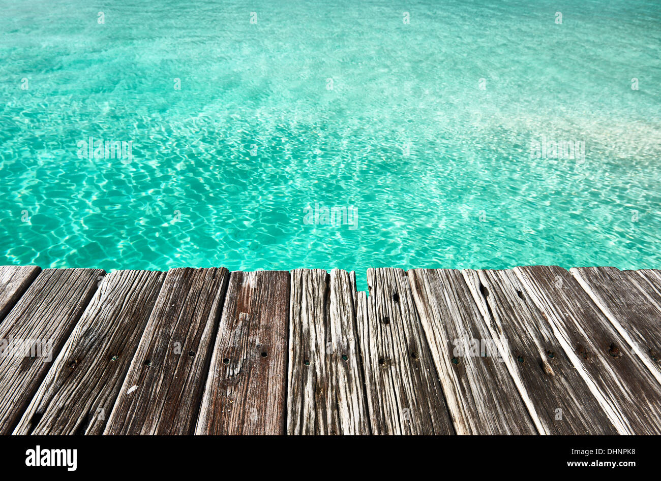 Jetty by the sea Stock Photo - Alamy