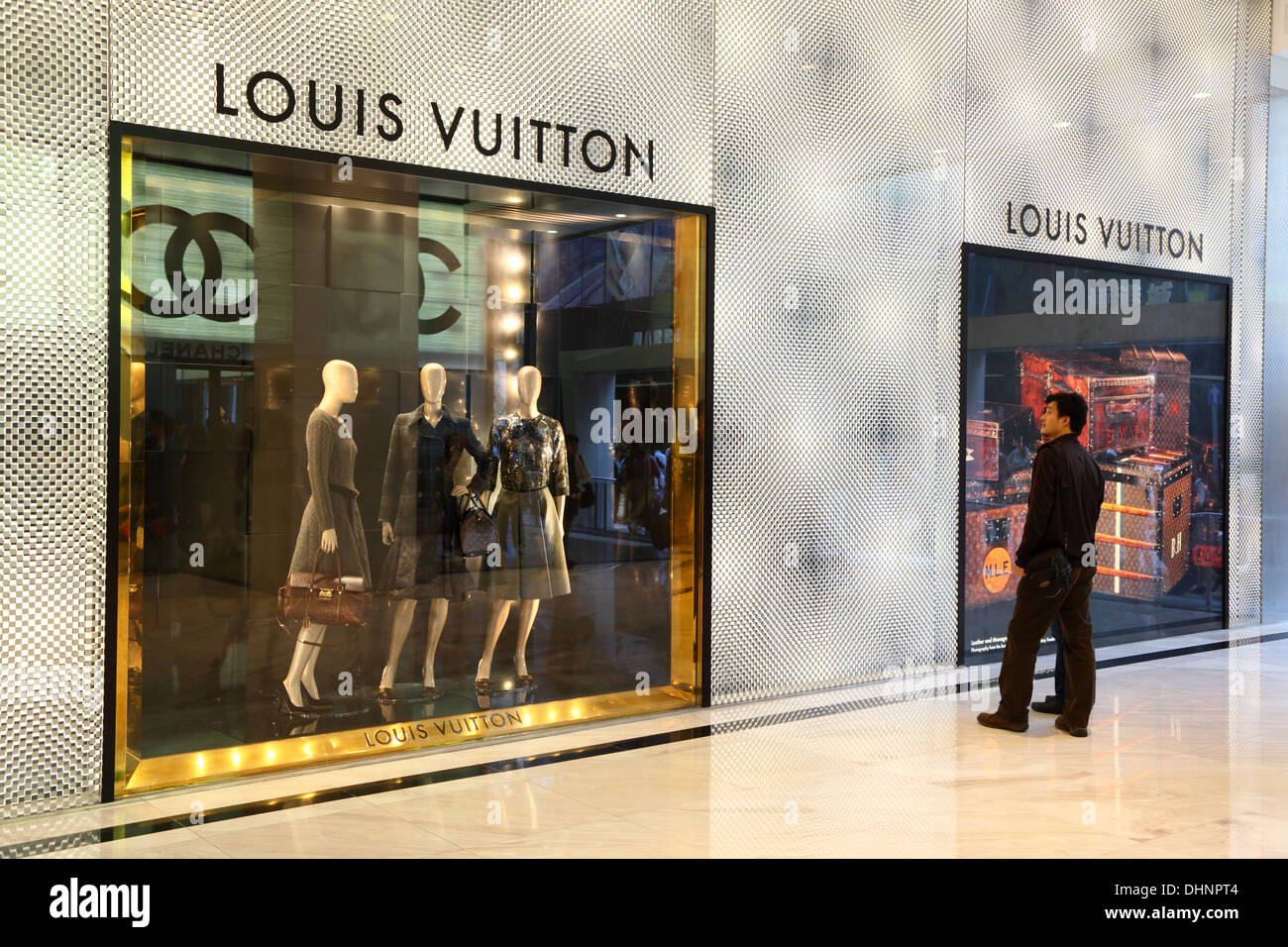 Luxury boutique in Hong Kong Stock Photo - Alamy