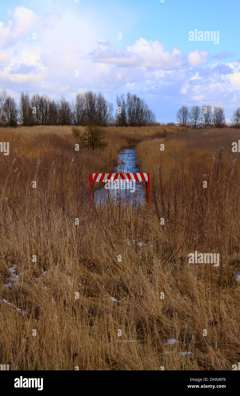 Sign in the foreland Stock Photo - Alamy