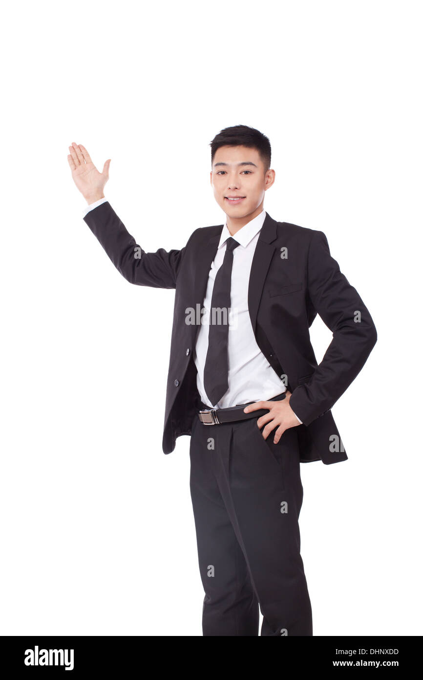 Young businessman, portrait Stock Photo