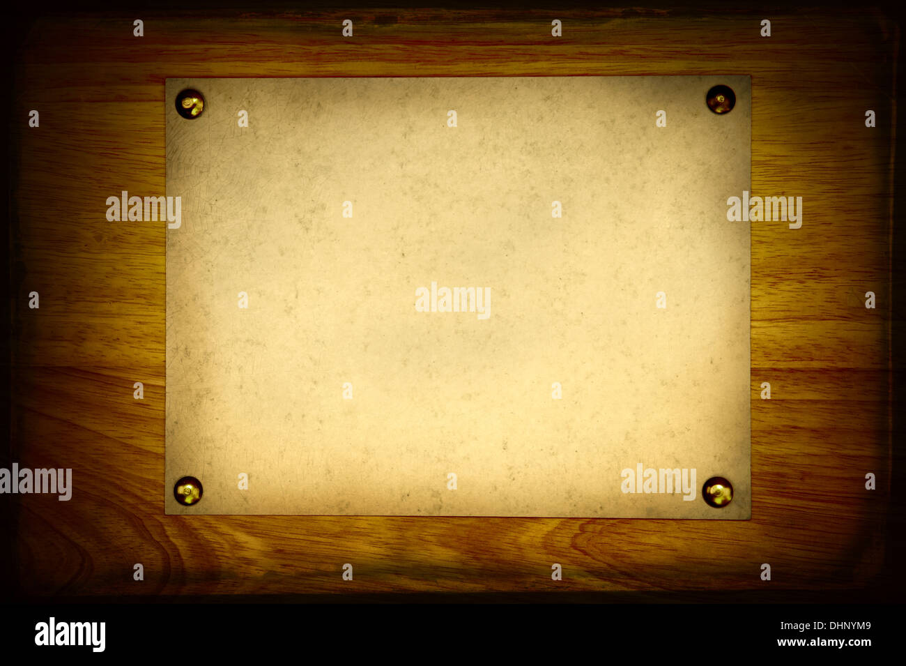 Vintage Notice Board Stock Photo Alamy