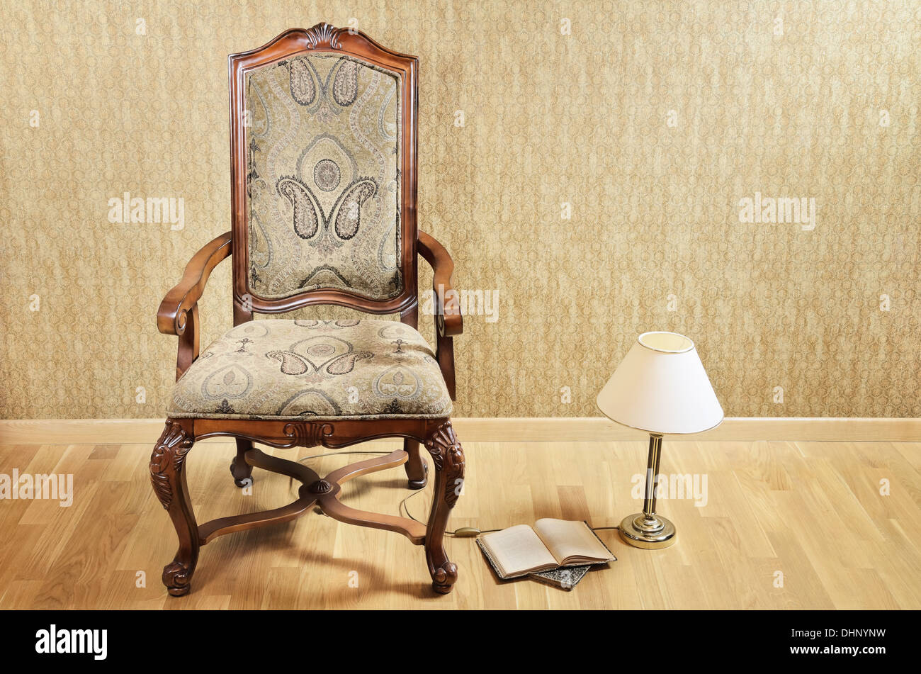 Old Armchair Stock Photo Alamy