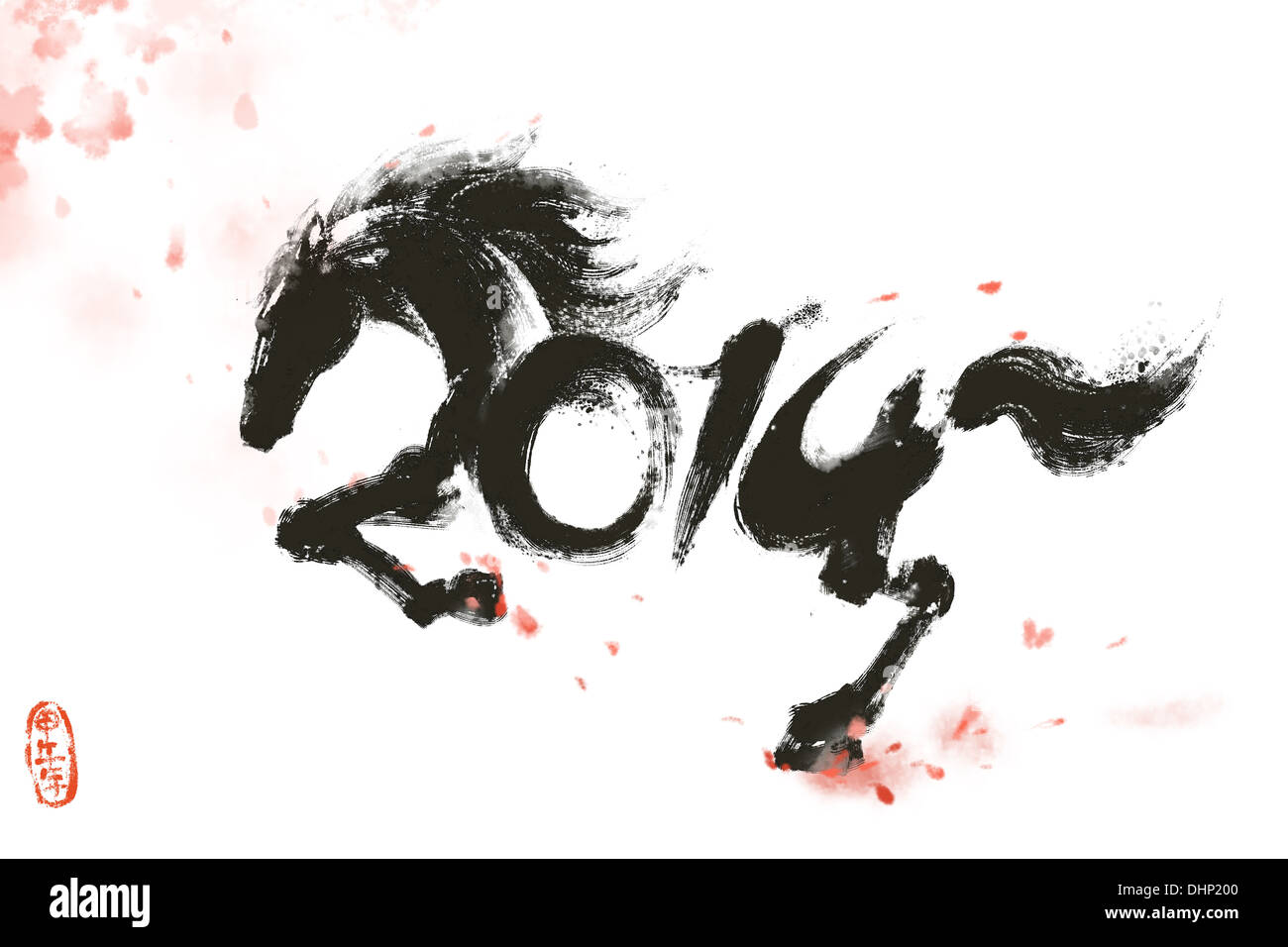 Chinese New Year of the horse Stock Photo Alamy
