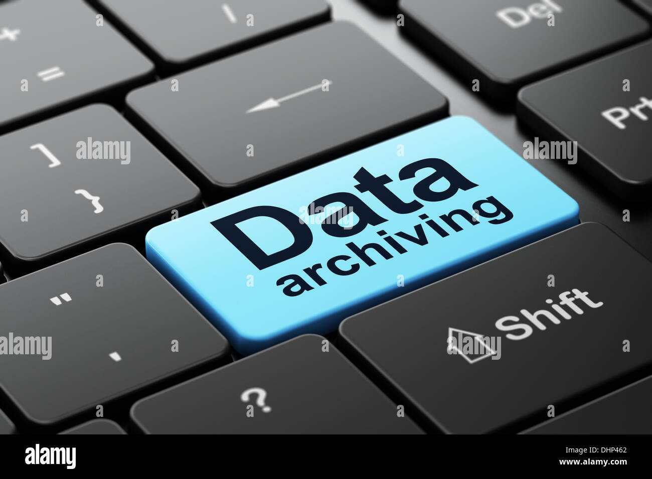 Data concept: computer keyboard with word Data Archiving, selected ...