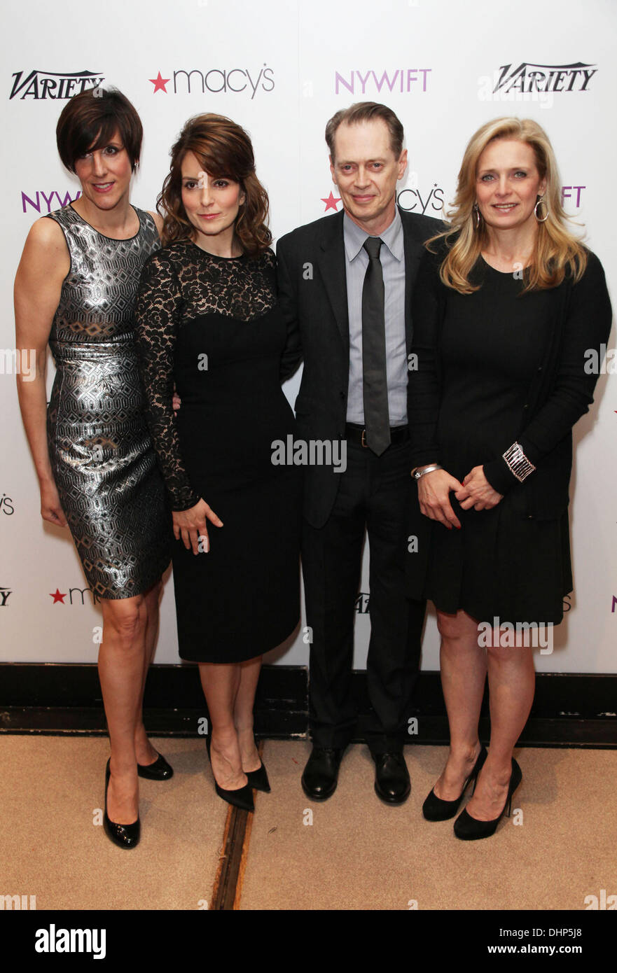 Alex Levy, Tina Fey, Steve Buscemi, Martine Reardon NYWIFT's 13th Annual  Designing Women Awards held at Macy's - Arrivals New York City, USA -  10.05.12 Stock Photo - Alamy