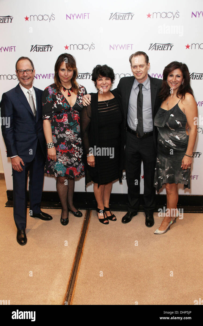 John Dunn, Lisa Padovani, Francesca Paris, Michelle Paris  NYWIFT's 13th Annual Designing Women Awards held at Macy's - Arrivals  New York City, USA - 10.05.12 Stock Photo