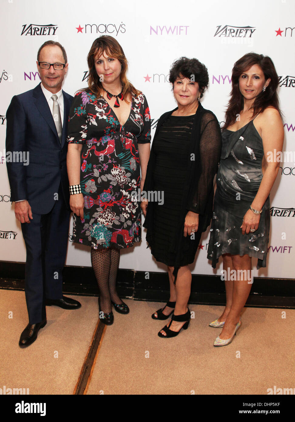 John Dunn, Lisa Padovani, Francesca Paris, Michelle Paris NYWIFT's 13th Annual Designing Women Awards held at Macy's - Arrivals  New York City, USA - 10.05.12 Stock Photo