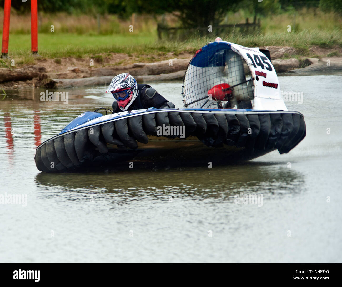 British Hovercraft Racing Championship crash race sport Claydon House ...