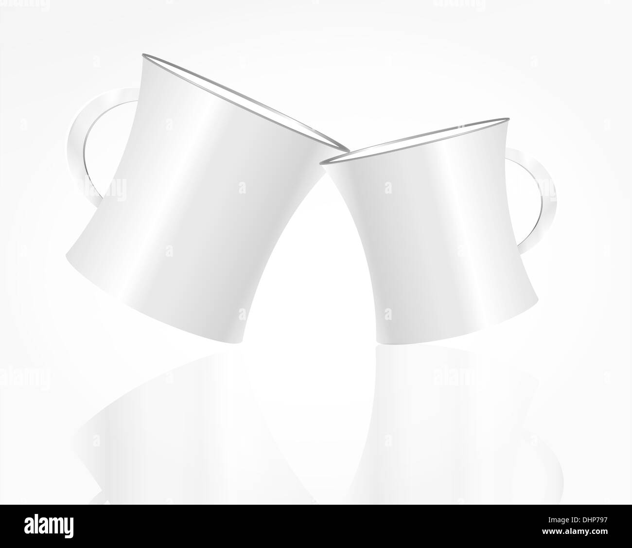 https://c8.alamy.com/comp/DHP797/white-cup-set-DHP797.jpg