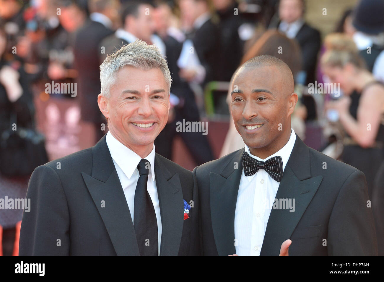 Jonathan Edwards and Colin Jackson 'Our Great Team Rises' held at the Royal Albert Hall - Arrivals London, England - 11.05.12 Stock Photo
