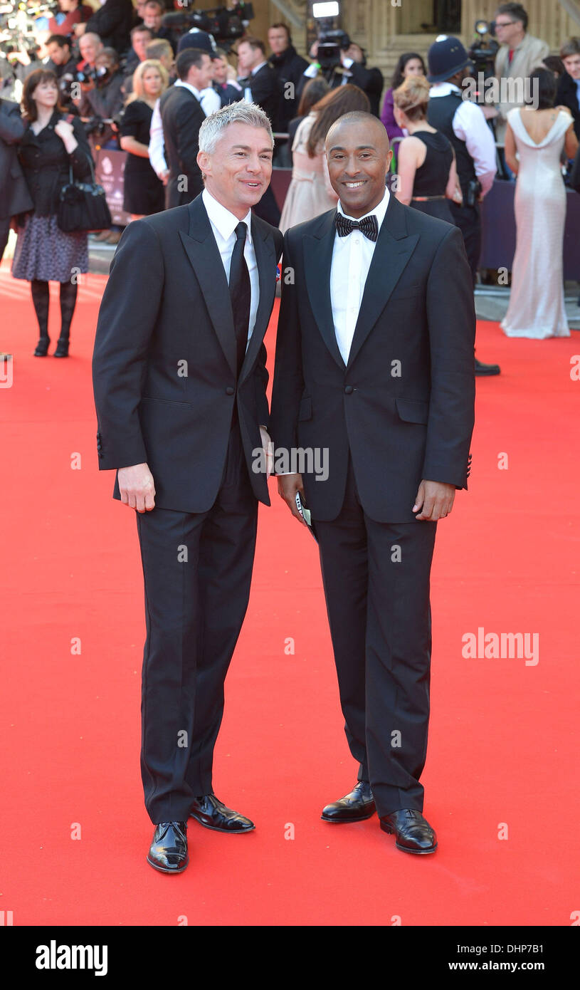 Jonathan Edwards and Colin Jackson 'Our Great Team Rises' held at the Royal Albert Hall - Arrivals London, England - 11.05.12 Stock Photo