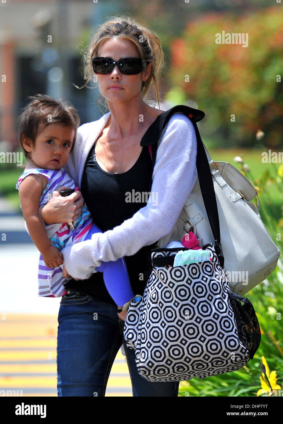 Denise Richards takes her daughter Eloise Joni to the doctor's office
