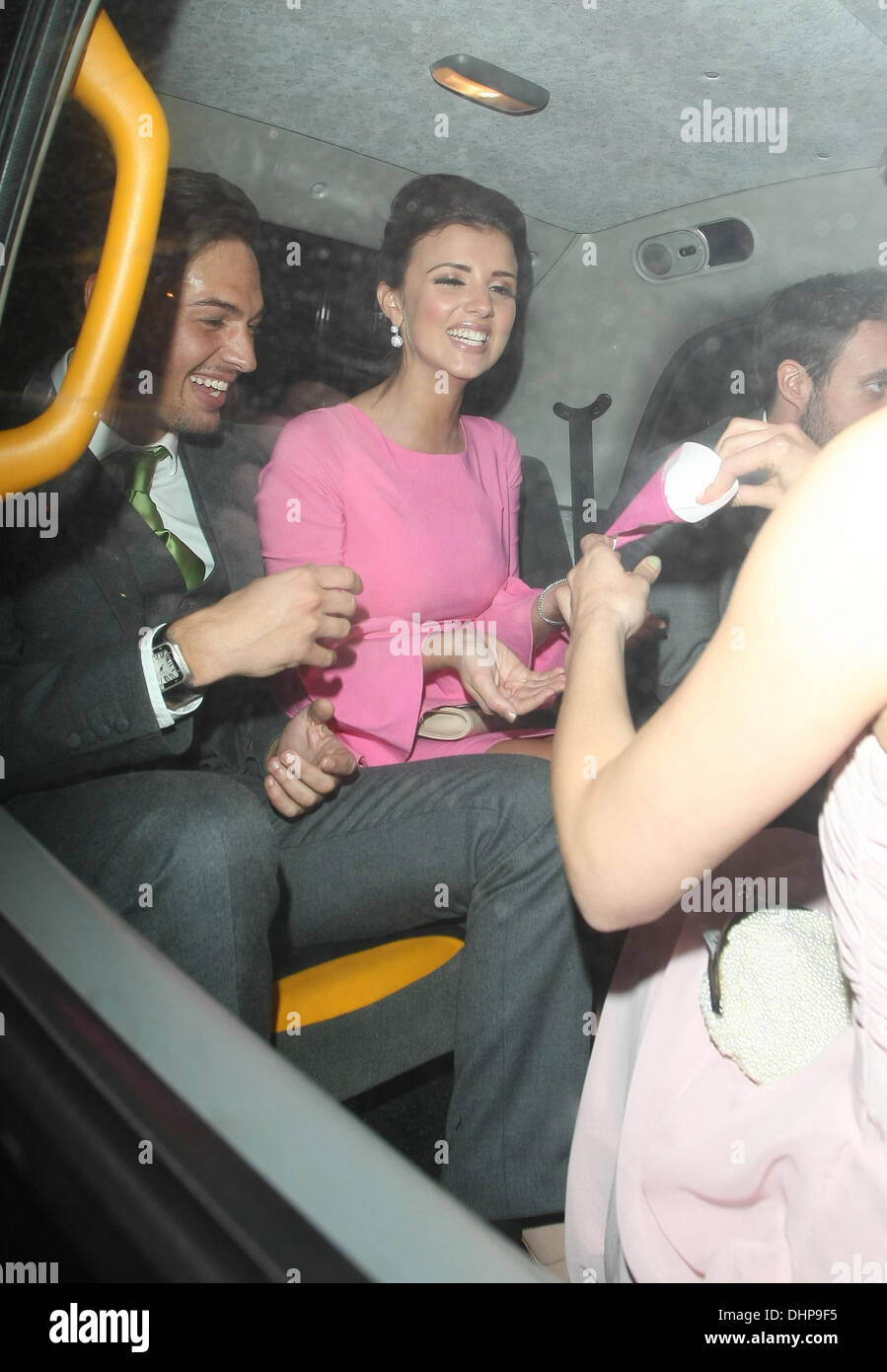 Mario Falcone And Lucy Mecklenburgh The Wedding Of Mcfly S Tom Fletcher And Giovanna Falcone In Marylebone Departures London England 12 05 12 Stock Photo Alamy