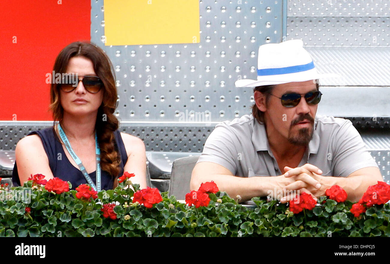 Josh Brolin  attend the final match of the Madrid Masters between Czech Tomas Berdych and Swiss Roger Federer at the Magic Box (Caja Magica) sports complex  Madrid, Spain - 13.05.12 Stock Photo