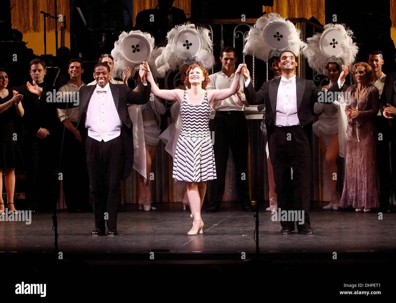 Jared Grimes, Megan Sikora and Phillip Attmore Closing night curtain