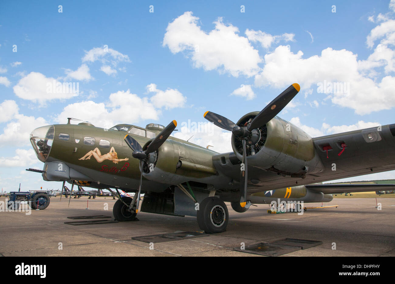 Sally B. Boeing B-17G Flying Fortress Stock Photo - Alamy
