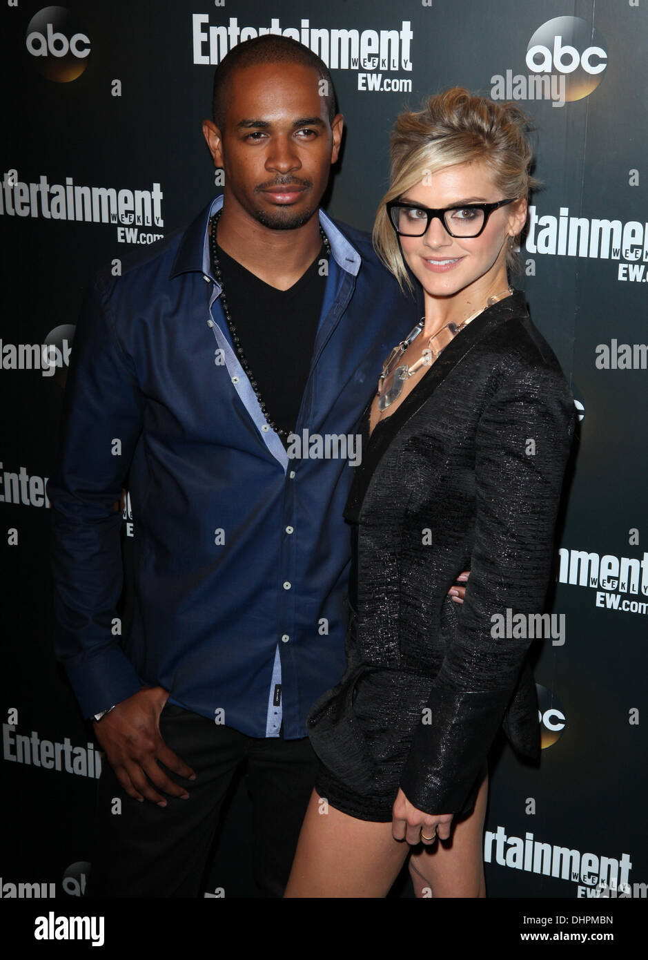 Damon Wayans Jr., Eliza Coupe  Entertainment Weekly & ABC TV celebrate the New York Upfronts with a VIP cocktail party at PH-D at Dream Downtown - Arrivals New York City, USA - 15.05.12 Stock Photo