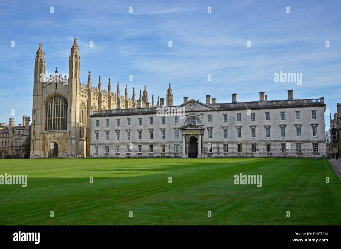 Kings College, Cambridge, one of the constituent colleges of Cambridge University Stock Photo