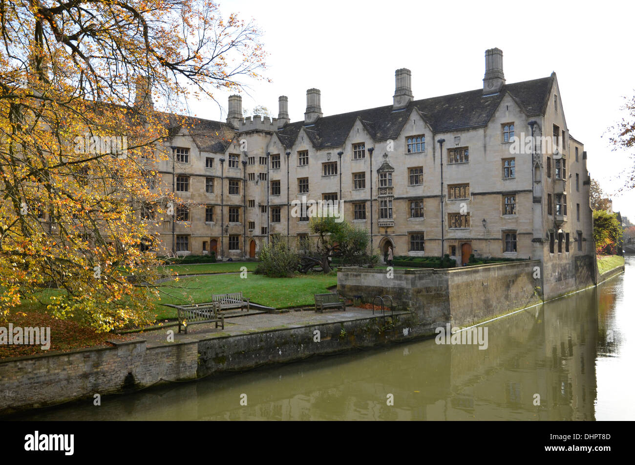Bodley's Court at Kings College, Cambridge, one of the constituent colleges of Cambridge University. Stock Photo