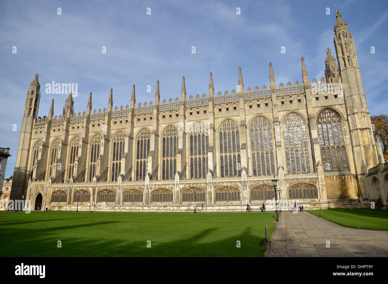The Chapel of Kings College, Cambridge, one of the constituent colleges of Cambridge University. Stock Photo