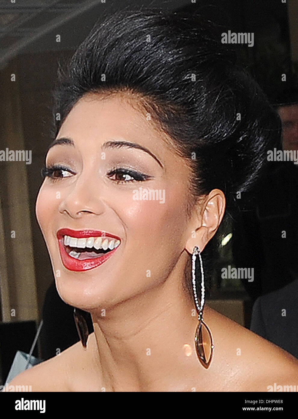 Nicole Scherzinger leaving the Dorchester Hotel London, England - 16.05