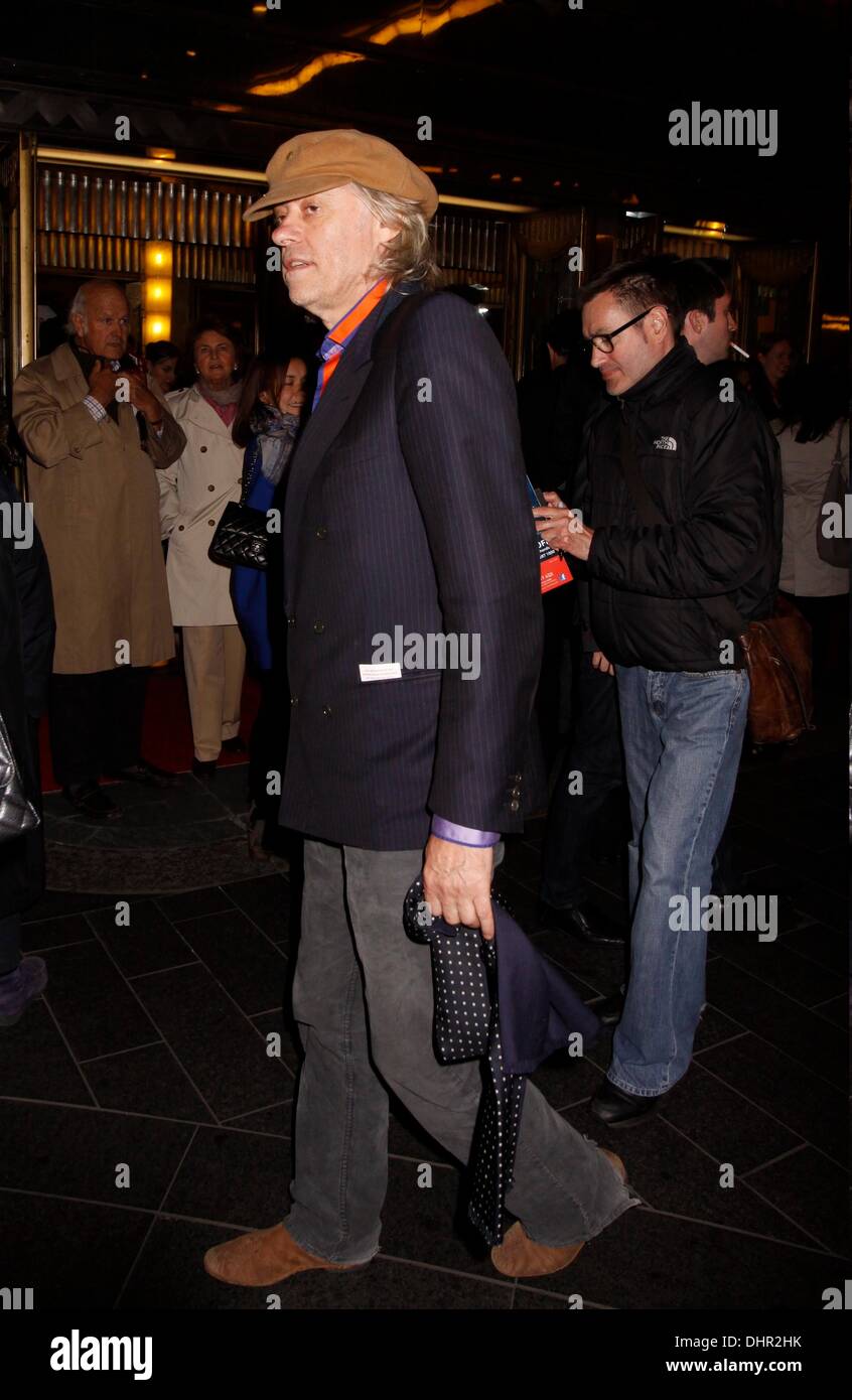 Bob Geldof Press night for The Sunshine Boys at the Savoy Theatre
