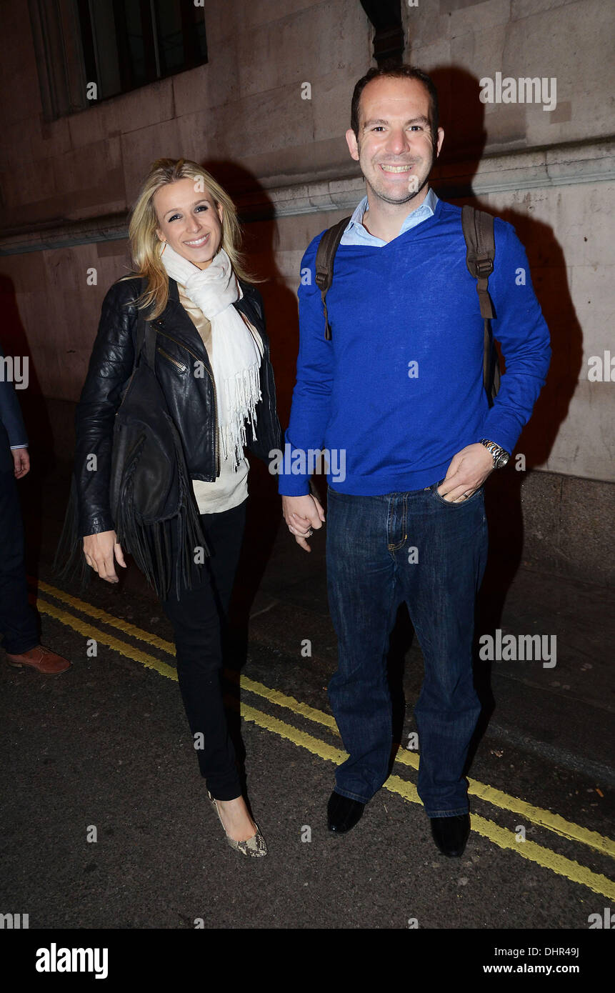 Martin Lewis and Lara Lewington Abigail's Party after party held at Walkers Wine Bar London, England - 18.05.12 Stock Photo