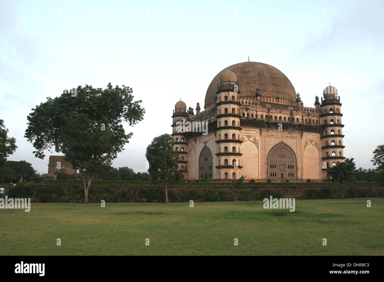 Gol Gumbaz with the second largest dome in the world, Bijapur, Karnataka, India, Asia Stock Photo
