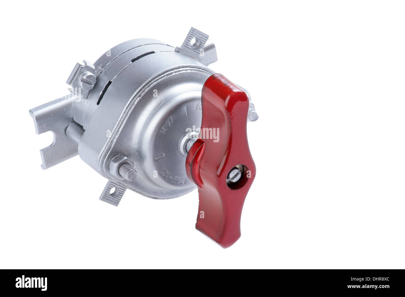 tool on green chrome retro toggle switch Stock Photo Alamy