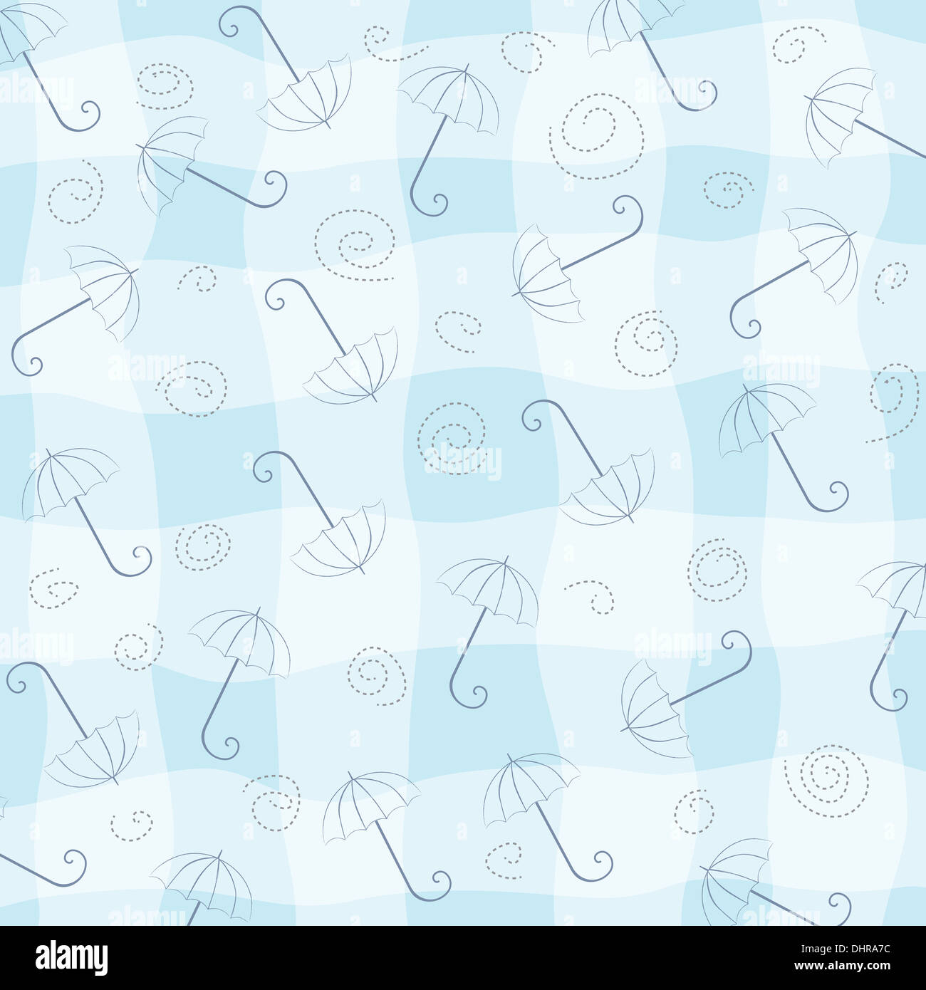 childish seamless pattern with umbrellas, vector illustration Stock ...