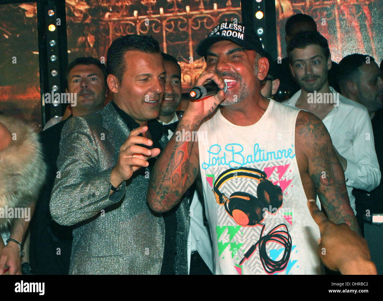 Christian Audigier and Jean-Roch celebrate Christian's birthday at the ...