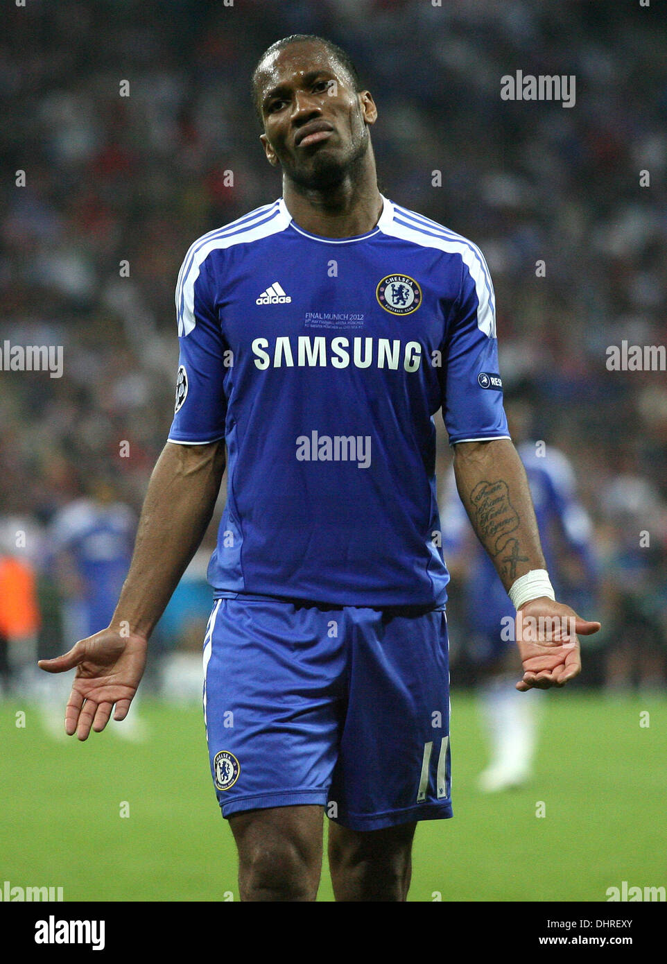 Didier Drogba The UEFA Champions League final match between Chelsea and Bayern Munich at the Allianz Arena Munich, Germany - 19.05.12 Photo - Alamy