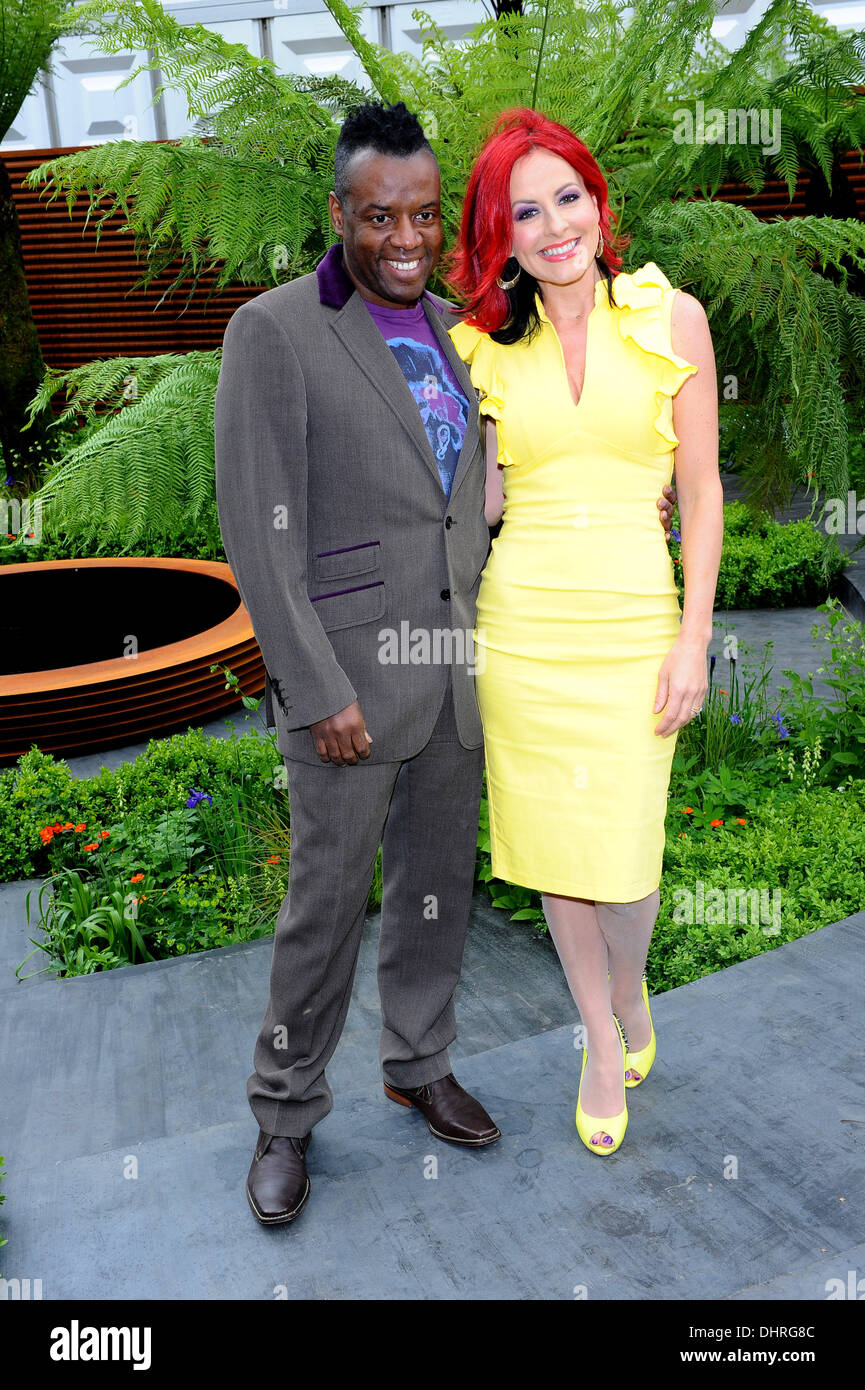 David & Carrie Grant  The RHS Chelsea Flower Show 2012 - Press Day - Inside London, England - 21.05.12 Stock Photo