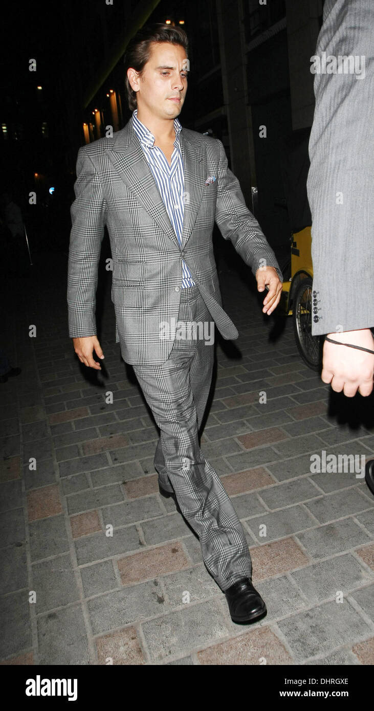 Scott Disick Grey Suit