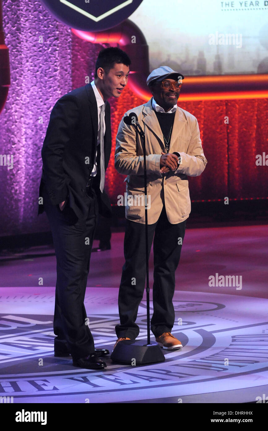 Jeremy Lin and Spike Lee The 16th Annual Webby Awards New York City, USA -  21.05.12 Stock Photo - Alamy