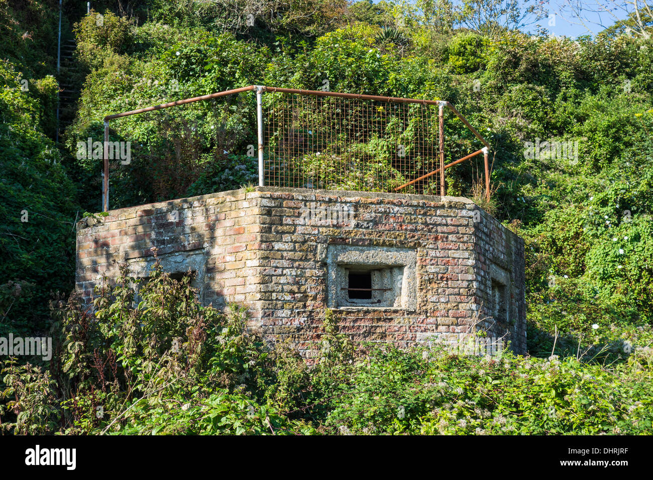 Pill Box World War Two Defence St Margarets Bay Dover Kent Stock Photo