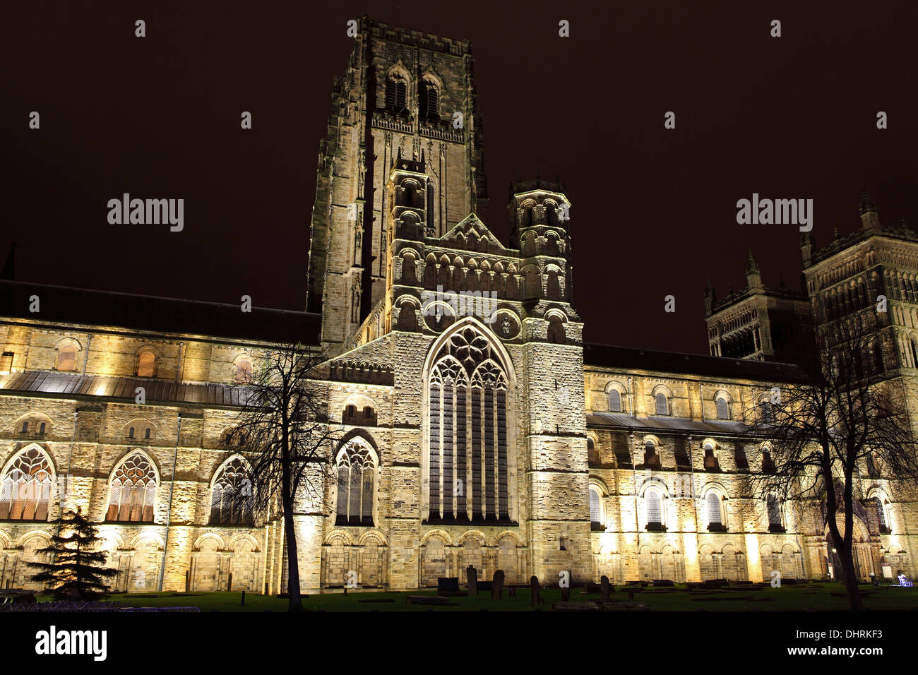 Durham cathedral at night hires stock photography and images Alamy