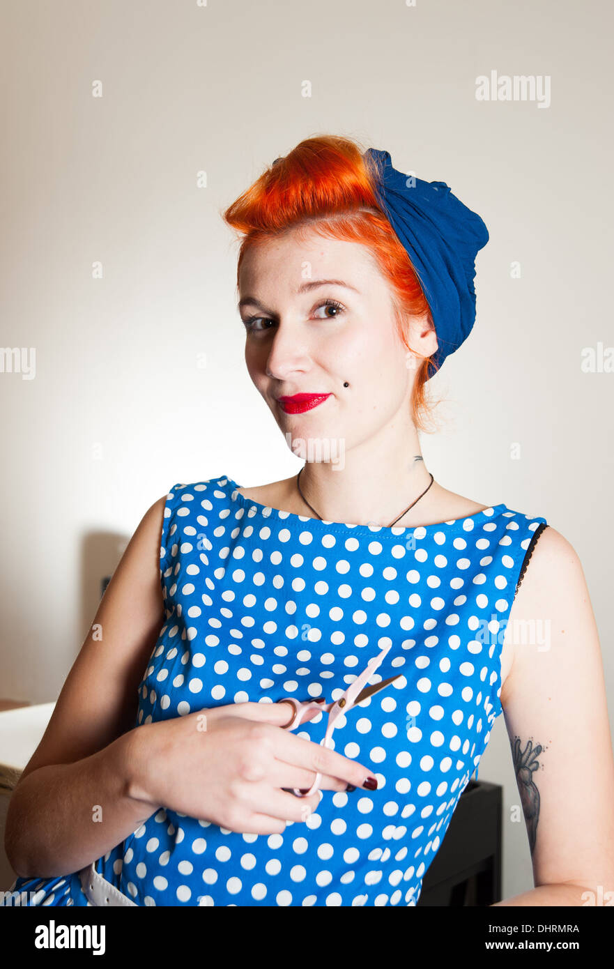 Vintage Style Hairdresser Miriam Mooncie At Betty Lou S Vintage