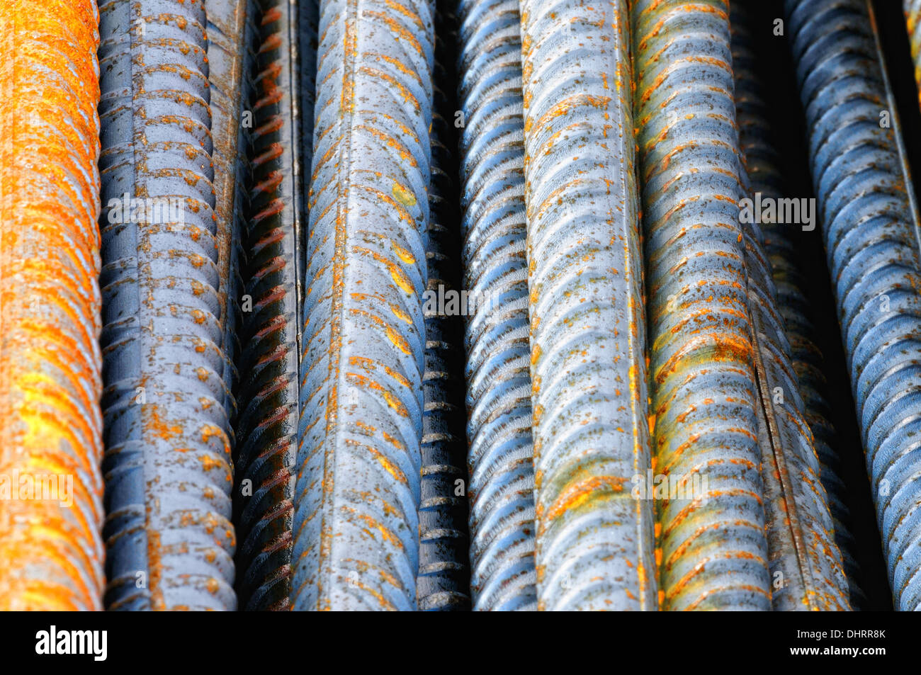 rusty new structural steel Stock Photo